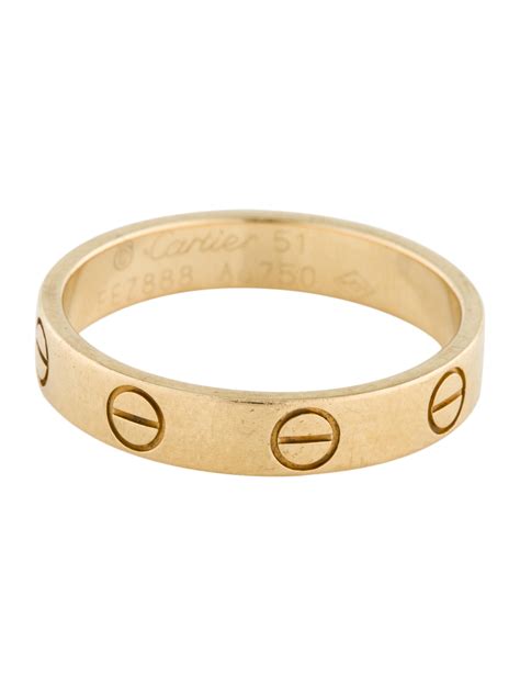 cartier love gold ring|cartier love ring real.